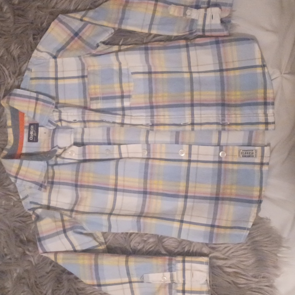 OshKosh Button Down Shirt, Plaid